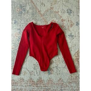 Urban Outfitters Bright Red Bodysuit Size XS